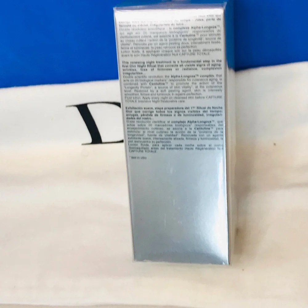 DIOR 3.4 Fl Oz Capture Totale RITUEL NUIT Multi-Perfection NIGHTTIME SOFT PEEL - Picture 11 of 14